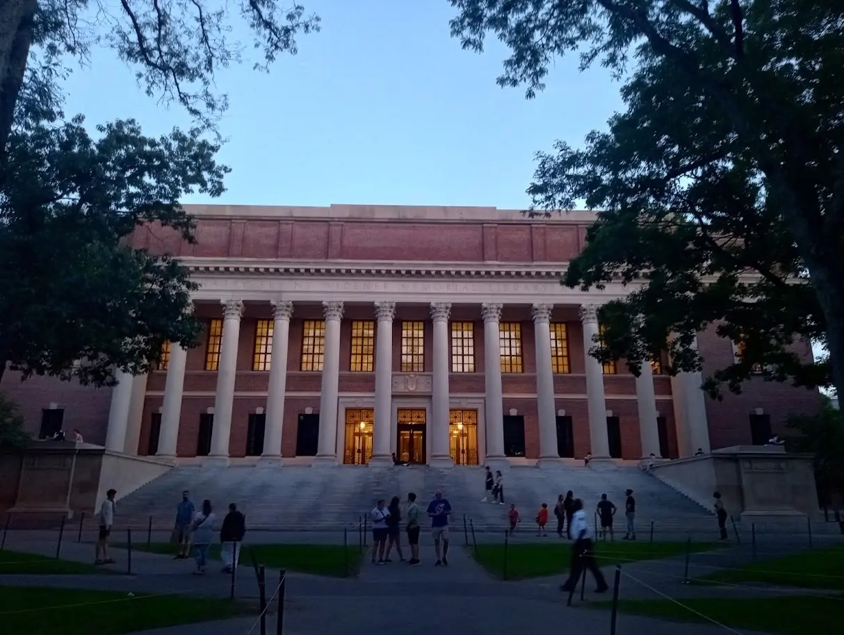 Widener Library at Harvard University in July 2024